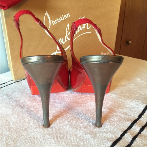 Louboutin No Prive Napa/Red Patent - Picture 3 of 3